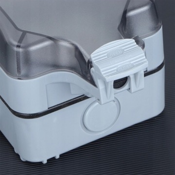 Наружная настенная розетка с одинарной вилкой IP66 15A