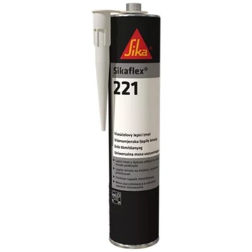 SIKA SIKAFLEX 221/300ml MASA USZCZELNIAJĄCA KLEJ ODPORNY NA KOROZJĘ CZARNA