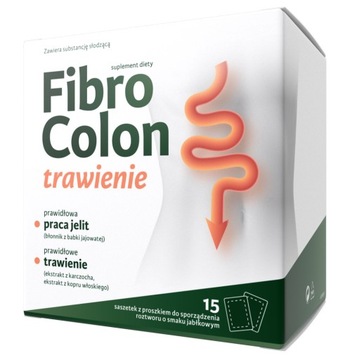 FibroColon TRAWIENIE 15 saszetek PRACA JELIT