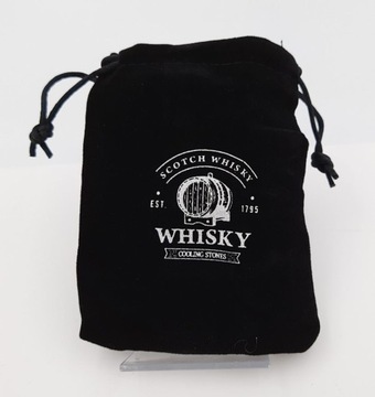 Zestaw do whisky drinków kostki szklanka skrzynka