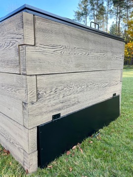 Компостер для бетона, ящик для компоста, компостер однокамерный, 696л