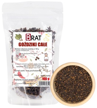 GOŹDZIKI całe 100g goździk AROMATYCZNE JAKOŚĆ!