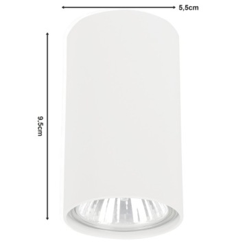 НАВЕРХНОСТНЫЕ ГАЛОГЕННЫЕ СВЕТОДИОДНЫЕ СВЕТИЛЬНИКИ Белый Gu10