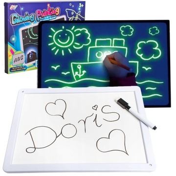 MALOWANIE ŚWIATŁEM MAGICZNA DUŻA TABLICA LED 2w1