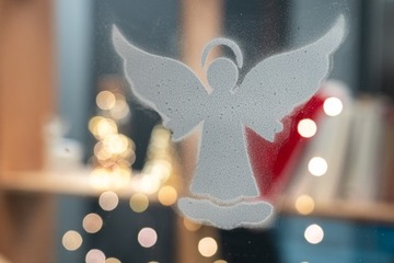 РОЖДЕСТВЕНСКИЕ ШАБЛОНЫ ИСКУССТВЕННОГО СНЕГА Оконные украшения ИСКУССТВЕННЫЙ СНЕГ