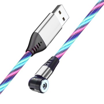 Kabel Magnetyczny 540st ŚWIECĄCY sam kabel KOLORY