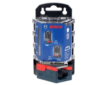 50 ножей с трапециевидными лезвиями и магазином BOSCH.