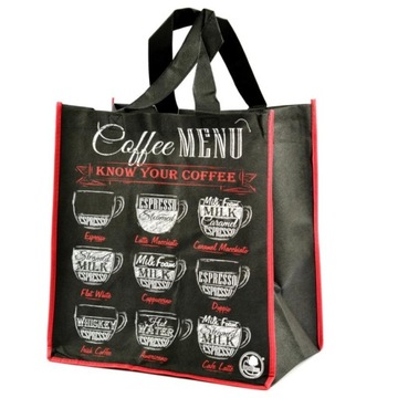 Torba na zakupy ekologiczna Green Bag COFFEE MENU