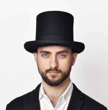Цилиндр LINCOLN, высокий, 15 см, размер 57