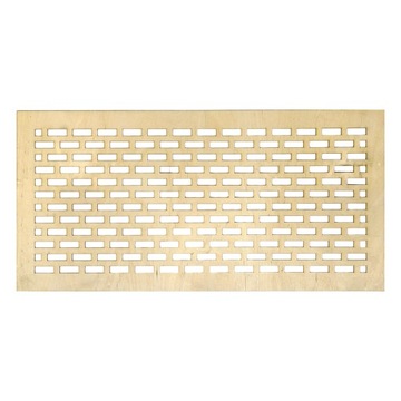 Panel dekoracyjny ażurowy 29 x 59 cm ze sklejki wzór Cegiełka na wymiar