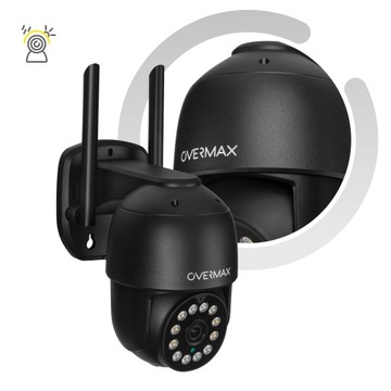 НАРУЖНАЯ ВРАЩАЮЩАЯСЯ КАМЕРА ULTRA HD WIFI 4MPx 4x ZOOM 2.5K PTZ IP66 ЧЕРНАЯ