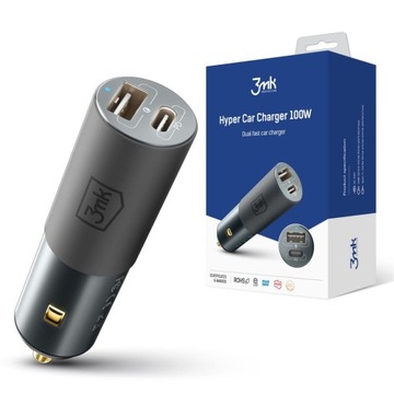 Ładowarka samochodowa 3mk Charger 100W USB USB-C