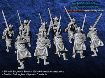 Elfs Medium Armored Infantry - x10 - Piechota