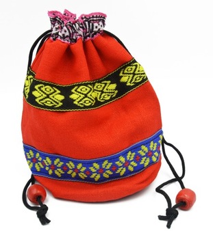 СУМКА ЭТНО, круглое дно, 12х13см.