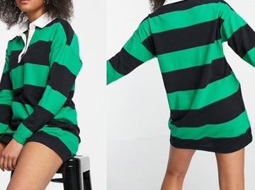DESIGN Koszulowa sukienka mini z kołnierzykiem S