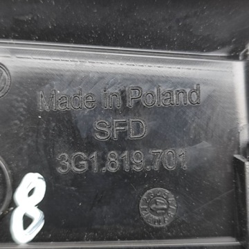 Volkswagen PASSAT B8 2017 Воздушные сопла / решетки для приборной панели