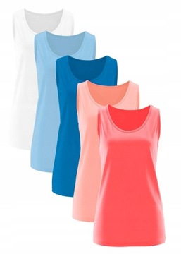BAWEŁNIANY TOP 5PACK Bonprix _SM 36