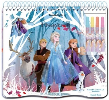Kraina Lodu Frozen II Zeszyt flamastry kolorowanki