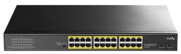 КОММУТАТОР PoE+ GS1028PS2 24x Gigabit 300 Вт SFP CCTV VL