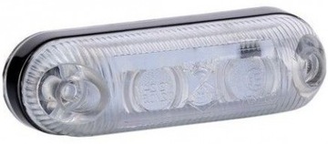 Lampa obrysowa LED biała przednia obrysówka 12/24V