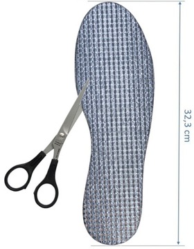 ВОЙЛОЧНЫЕ АЛЮМИНИЕВЫЕ СТЕПЛКИ ДЛЯ ЗИМНЕЙ ОБУВИ, размер 49