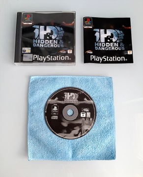 HIDDEN & DANGEROUS PSX PS1 PSone KOMPLETNA PLAYSTATION 1 3XA