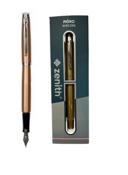 PIÓRO WIECZNE STALOWE ETUI 60 ELEGANCE ZENITH ZŁOT