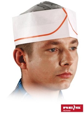 Czapka kucharska papierowa Furażerka 10 szt