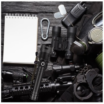 Светодиодный перезаряжаемый тактический фонарик Мощные высококачественные алюминиевые фонарики