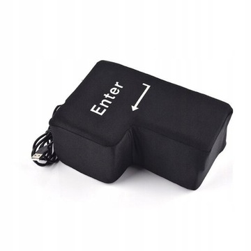 Большая подушка для ключей Enter с USB-портом Office Stress