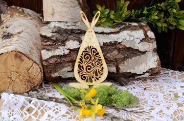 Ажурный заяц – пасхальные украшения и украшения