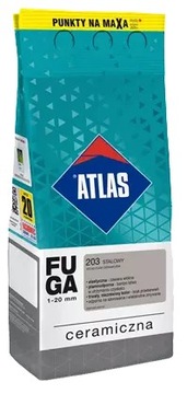 Fuga Ceramiczna 203 Stalowy 2kg Atlas
