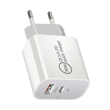 SZYBKA ŁADOWARKA DO IPHONE 30W USB-C + KABEL 2M