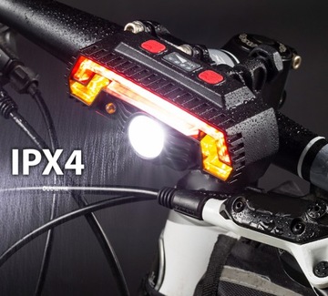 ВЕЛОСИПЕДНАЯ ЛАМПА 3в1 ПОВОРОТНИКИ ФОНАРЬ ДЛЯ МАСТЕРСКОЙ