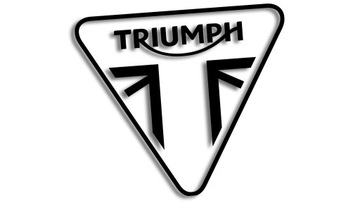 Высеченная наклейка TRIUMPH, черная