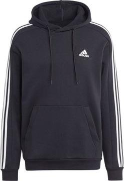 BLUZA MĘSKA ADIDAS ESSENTIALS FLEECE SPORTOWA CZARNA r 2XL