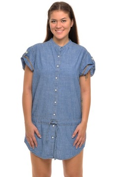 WRANGLER sukienka BLUE tunika HIRT DRESS _ S