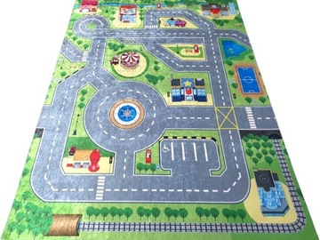 Dywan DIGITAL EMMA MIASTO ulice drogi auta 80x150