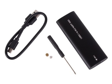 Корпус адаптера для диска Карман M.2 SATA NGFF USB 3.1 USB Type-C 2230–2280 мм