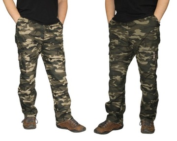 SPODNIE BOJÓWKI ROBOCZE MORO ROZMIAR 3XL