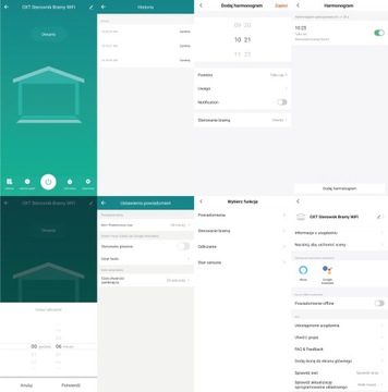 Moduł OXT do bramy garażu bez sensora WiFi TUYA