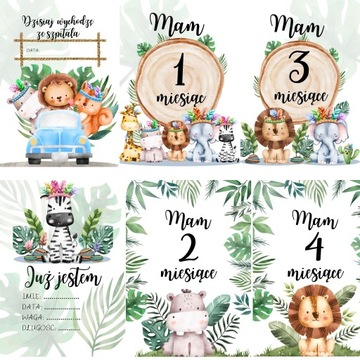 FOTO MATA do zdjęć Kocyk TŁO do zdjęć Fotokocyk BABYSHOWER GRATIS KARTY
