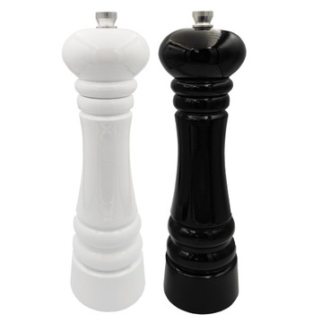 DREWNIANY MŁYNEK DO SOLI PRZYPRAW PIEPRZU 24CM