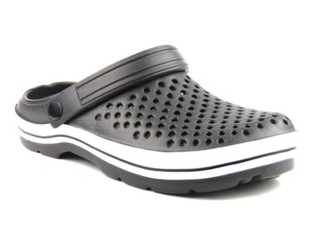 Klapki chłopięce lekkie ala Crocsy modne plaża 40