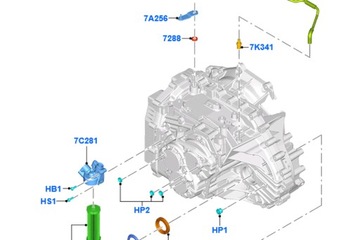 FORD EDGE MK2 TĚSNĚNÍ OLEJE PŘEVODOVKY ŘAZENÍ 7M5R-3K169-AA NOVÁ ORIGINÁLNÍ