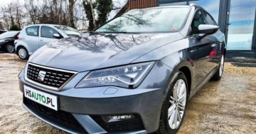 Seat Leon III ST Facelifting 1.4 EcoTSI 150KM 2018 Seat Leon BENZYNA AUTOMAT KAMERA skora alcantara 2x pdc serwis aso