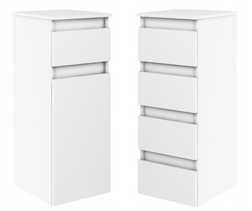 КОНСОЛЬНЫЙ СТОЛИК 72 СМ С ЯЩИКОМ МАТОВЫЙ БЕЛЫЙ ПРОИЗВОДИТЕЛЬ