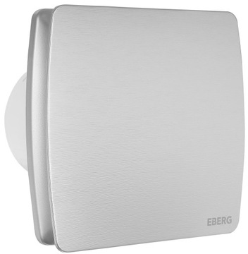 Wentylator łazienkowy EBERG AXI 100ST srebrny Timer + klapa