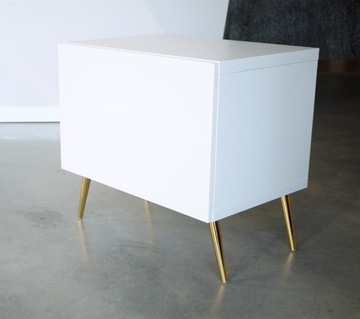 Стальная наклонная ножка 13 см, монтажная пластина, латунь.