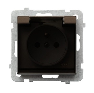 GNIAZDO Z KLAPKĄ DYMNĄ GPH-1RZ/m/40/d OSPEL SONATA
